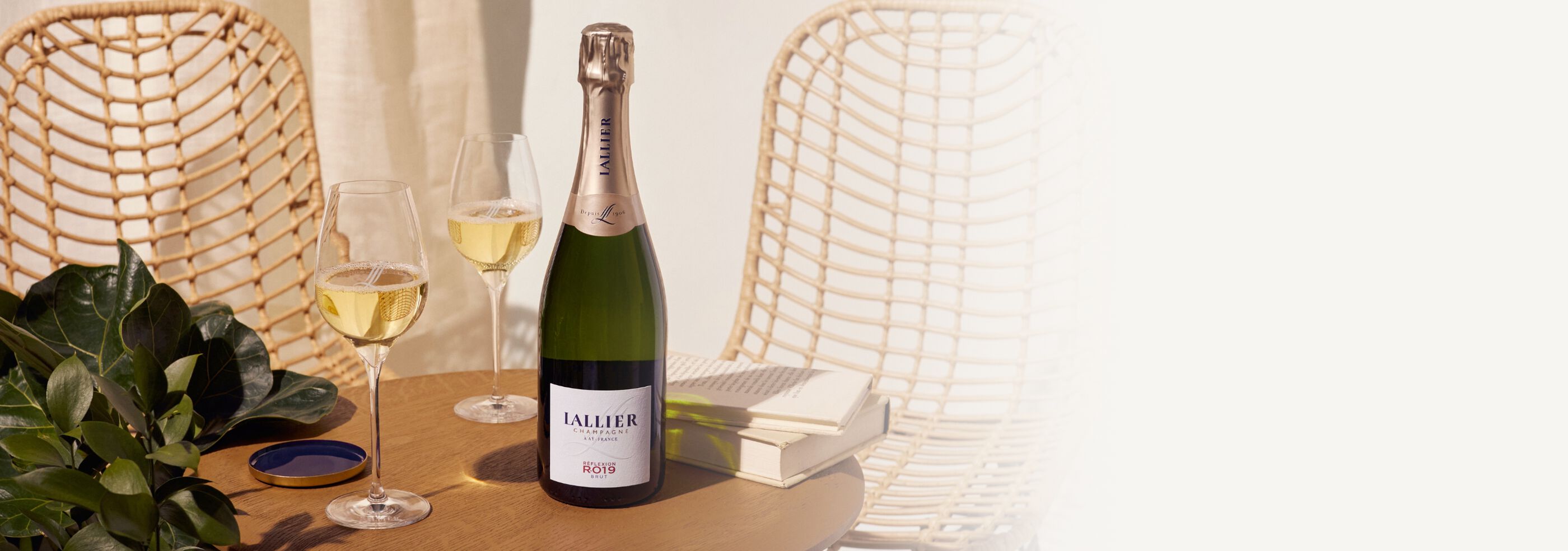 Premium Champagne Bottle, Lallier Réflexion R.019 Brut Champagne 